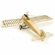 410mm Wingspan Balsa Wood Airplane Static Model Unassembled