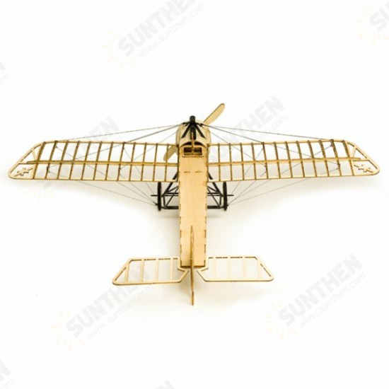 410mm Wingspan Balsa Wood Airplane Static Model Unassembled