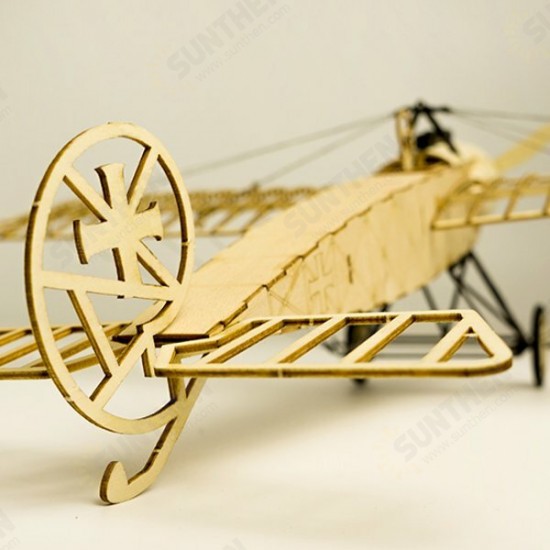 410mm Wingspan Balsa Wood Airplane Static Model Unassembled