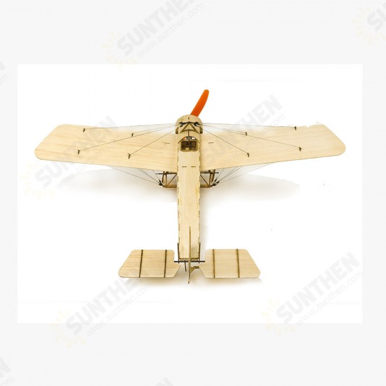 E 420mm Wingspan Balsa Wood Trainer Beginner RC Airplane KIT with Power Combo