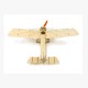 E 420mm Wingspan Balsa Wood Trainer Beginner RC Airplane KIT with Power Combo