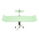 Ice Cream E2306-B50 226mm Wingspan Ultra-light Indoor Mini RC Airplane Beginner With Battery BNF