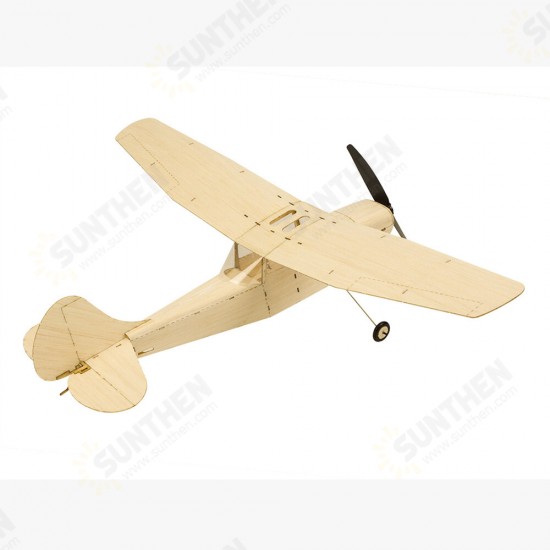 K12 445mm Wingspan Balsa Wood Tainer Beginner RC Airplane Kit With Power Combo