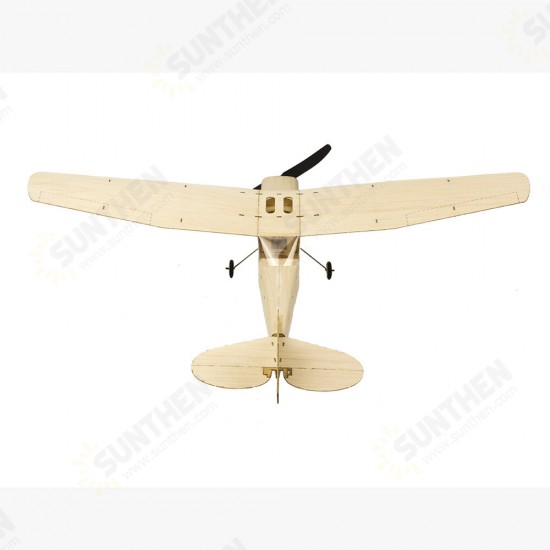 K12 445mm Wingspan Balsa Wood Tainer Beginner RC Airplane Kit With Power Combo