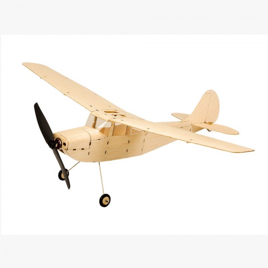 K12 445mm Wingspan Balsa Wood Tainer Beginner RC Airplane Kit With Power Combo