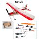 K5 Aeromax 400mm Wingspan Balsa Wood Laser Cut Ultra-micro Indoor RC Airplane