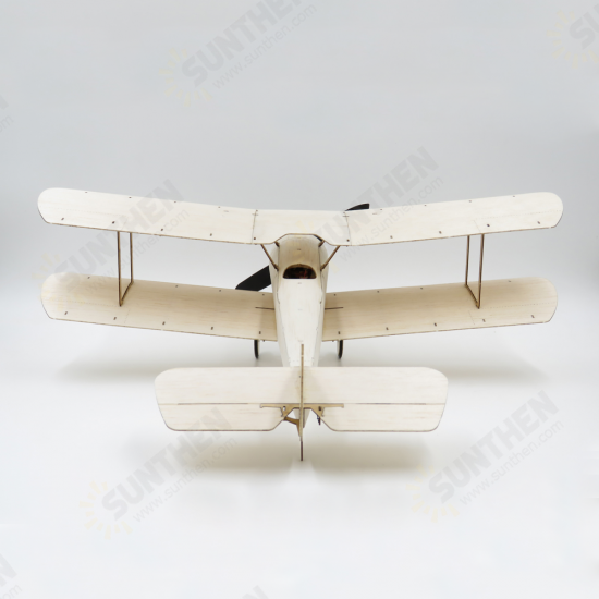 K6 Sopwith Pup 378mm Wingspan Balsa Wood Laser Cut Micro RC Airplane Warbird Biplane