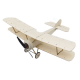 K6 Sopwith Pup 378mm Wingspan Balsa Wood Laser Cut Micro RC Airplane Warbird Biplane