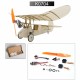 K7 358mm Wingspan Ultra-micro Balsa Wood Laser Cut RC Airplane