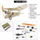 K7 358mm Wingspan Ultra-micro Balsa Wood Laser Cut RC Airplane