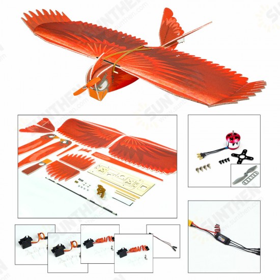 New Biomimetic Northern Cardinal 1170mm Wingspan EPP Foam Slow Flyer RC Airplane KIT/KIT+Motor