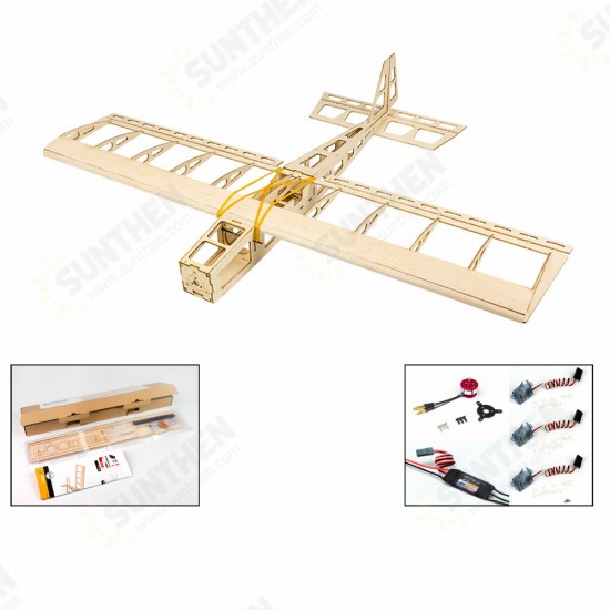 R03 Mini Stick 580mm Wingspan Balsa Wood Laser Cut RC Airplane KIT/PNP