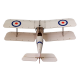 SE5A 378mm Wingspan Balsa Wood Laser Cut Biplane RC Airplane