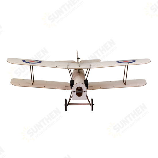 SE5A 378mm Wingspan Balsa Wood Laser Cut Biplane RC Airplane