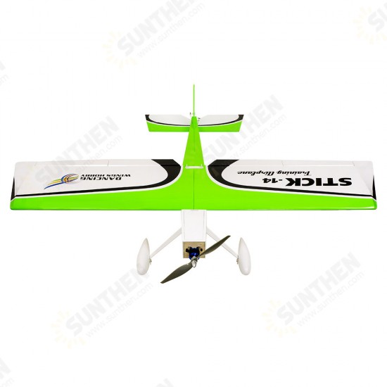 STICK-14 V2 1400mm Wingspan Balsa Wood 3D Aerobatic Trainer RC Airplane KIT