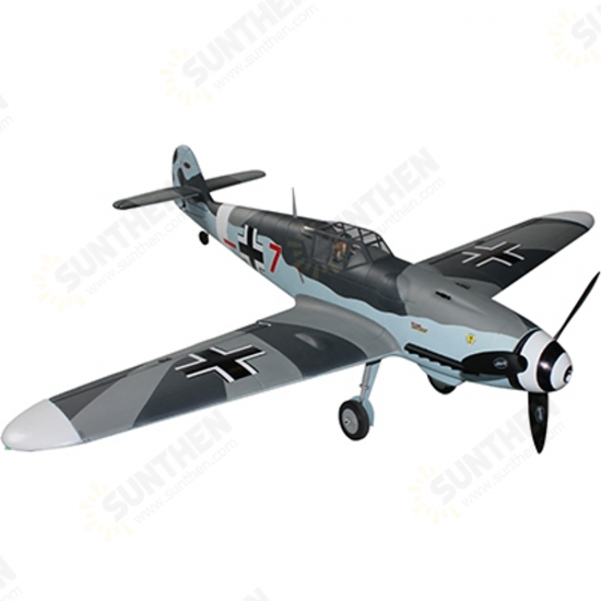 BF-109 V2 1270mm Wingspan EPO RC Airplane Warbird PNP With Upgraded Power System & Flaps