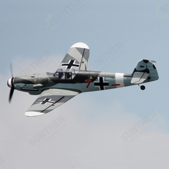 BF-109 V2 1270mm Wingspan EPO RC Airplane Warbird PNP With Upgraded Power System & Flaps