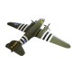 C47 Skytrain Green V2 1470mm Wingspan EPO Twin Engine RC Airplane Beginner PNP