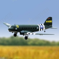 C47 Skytrain Green V2 1470mm Wingspan EPO Twin Engine RC Airplane Beginner PNP C47 Skytrain Green V2 1470mm Wingspan EPO Twin Engine RC Airplane Beginner PNP