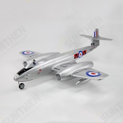 Gloster Meteor F.8 Meteor 1270mm Winspan Dual 70mm 6S 12-Blades Ducted EDF Jet EPO RC Airplane PNP Gloster Meteor F.8 Meteor 1270mm Winspan Dual 70mm 6S 12-Blades Ducted EDF Jet EPO RC Airplane PNP