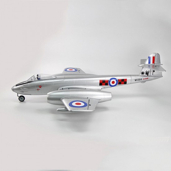 Gloster Meteor F.8 Meteor 1270mm Winspan Dual 70mm 6S 12-Blades Ducted EDF Jet EPO RC Airplane PNP