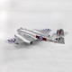 Gloster Meteor F.8 Meteor 1270mm Winspan Dual 70mm 6S 12-Blades Ducted EDF Jet EPO RC Airplane PNP