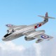 Gloster Meteor F.8 Meteor 1270mm Winspan Dual 70mm 6S 12-Blades Ducted EDF Jet EPO RC Airplane PNP