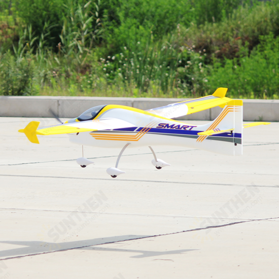 Smart Trainer V2 1500mm Wingspan EPO 3D Aerobatic RC Airplane Trainer Beginner PNP With Upgraded Power System