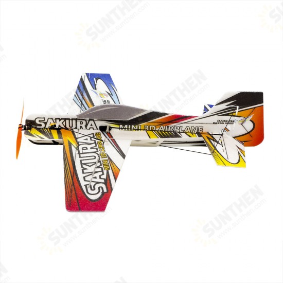 E211 MINI 3D Airplane Kit 420mm Wingspan Trainer for Beginner 3D Aerobatic RC Aircraft Stunt Plane