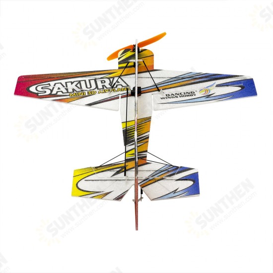 E211 MINI 3D Airplane Kit 420mm Wingspan Trainer for Beginner 3D Aerobatic RC Aircraft Stunt Plane