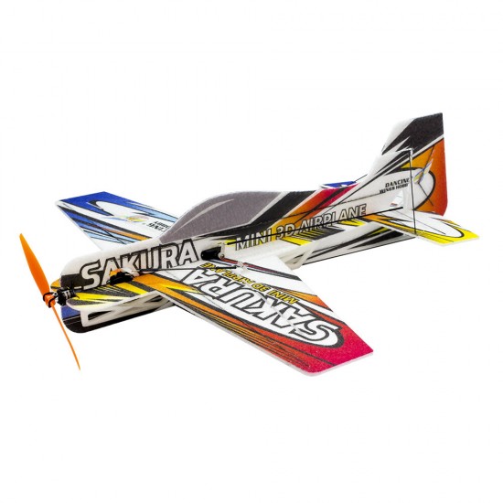 E211 MINI 3D Airplane Kit 420mm Wingspan Trainer for Beginner 3D Aerobatic RC Aircraft Stunt Plane