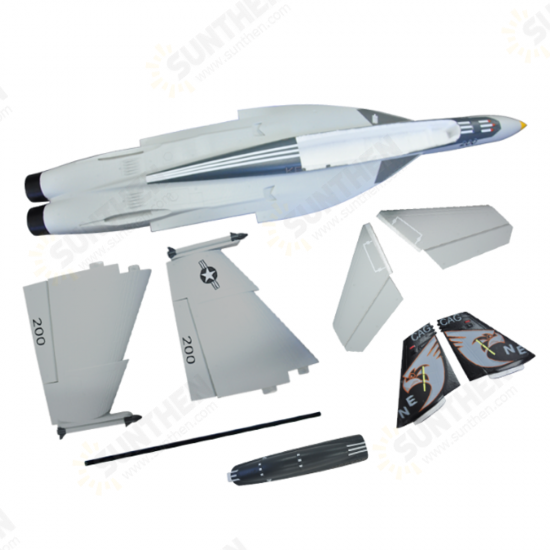 F-18 F18 588mm Wingspan 50mm EDF Jet EPO RC Airplane KIT/PNP F-18 F18 588mm Wingspan 50mm EDF Jet EPO RC Airplane KIT/PNP