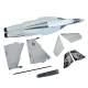 F-18 F18 588mm Wingspan 50mm EDF Jet EPO RC Airplane KIT/PNP