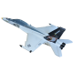 F-18 F18 588mm Wingspan 50mm EDF Jet EPO RC Airplane KIT/PNP F-18 F18 588mm Wingspan 50mm EDF Jet EPO RC Airplane KIT/PNP