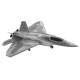 Mini F22 Raptor EPP 260mm Wingspan 2.4G 4CH 6-Axis Gyro RC Airplane Jet Trainer Warbird Fixed Wing RTF One Key Aerobatic for Beginner