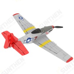 Mini Mustang P-51D 761-5 EPP 400mm Wingspan 2.4G 6-Axis Gyro RC Airplane Trainer Fixed Wing RTF One Key Return for Beginner Mini Mustang P-51D 761-5 EPP 400mm Wingspan 2.4G 6-Axis Gyro RC Airplane Trainer Fixed Wing RTF One Key Return for Beginner