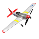 Mini Mustang P-51D 761-5 EPP 400mm Wingspan 2.4G 6-Axis Gyro RC Airplane Trainer Fixed Wing RTF One Key Return for Beginner
