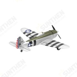Mini P-47 Razorback Bonnie Warbird EPP 500mm Wingspan RTF 2.4G 6-Axis Gyro Stabilizer RC High Scale Airplane Fixed Wing with Flight Controller for Beginner Mini P-47 Razorback Bonnie Warbird EPP 500mm Wingspan RTF 2.4G 6-Axis Gyro Stabilizer RC High Scale Airplane Fixed Wing with Flight Controller for Beginner