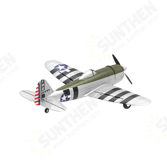 Mini P-47 Razorback Bonnie Warbird EPP 500mm Wingspan RTF 2.4G 6-Axis Gyro Stabilizer RC High Scale Airplane Fixed Wing with Flight Controller for Beginner