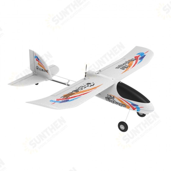 Mini Wing Dragon 540mm Wingspan 2.4G 4CH 6-Axis Gyro Trainer Glider EPP RC Airplane RTF built-in Flight Controller One Key Return Home for Beginner Mini Wing Dragon 540mm Wingspan 2.4G 4CH 6-Axis Gyro Trainer Glider EPP RC Airplane RTF built-in Flight Controller One Key Return Home for Beginner