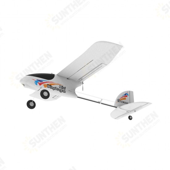 Mini Wing Dragon 540mm Wingspan 2.4G 4CH 6-Axis Gyro Trainer Glider EPP RC Airplane RTF built-in Flight Controller One Key Return Home for Beginner Mini Wing Dragon 540mm Wingspan 2.4G 4CH 6-Axis Gyro Trainer Glider EPP RC Airplane RTF built-in Flight Controller One Key Return Home for Beginner