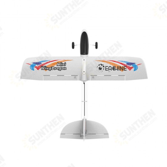 Mini Wing Dragon 540mm Wingspan 2.4G 4CH 6-Axis Gyro Trainer Glider EPP RC Airplane RTF built-in Flight Controller One Key Return Home for Beginner