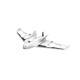 Delta Wing FW650 650mm Wingspan V-Tail High-Speed EPP FPV RC Airplane Kit Lite/PNP/FPV PNP