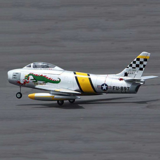 F86 Sabre 1100mm Wingspan 70mm EDF Jet Warbird RC Airplane Kit with Electric Landing Gear