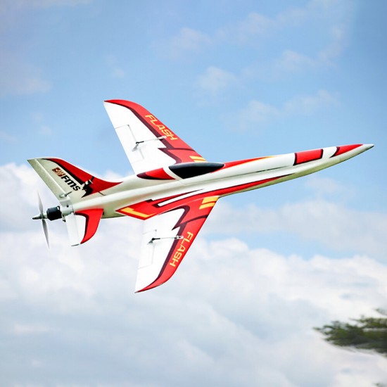 850mm Wingspan Flash High Speed 180km/h 4S Racer EPO RC Airplane PNP with Reflex Stabilizer Flight Controller System