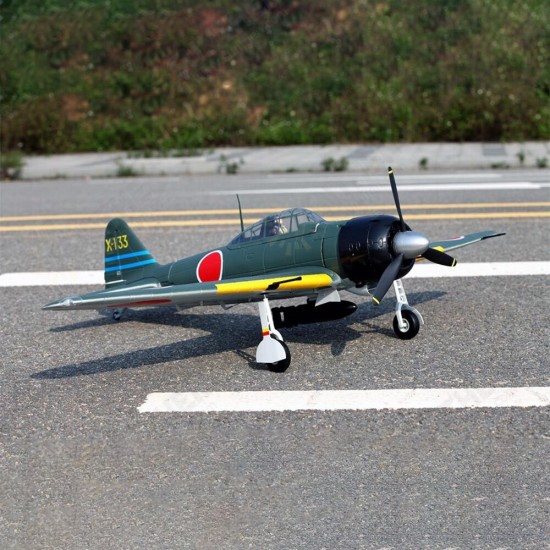 A6M Zero 1400mm (55.1inch) Wingspan Green RC Airplane PNP