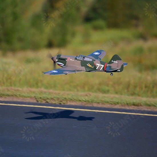 P-40B Flying Tiger 980mm (38.6inch) Wingpspan Warbird EPO RC Airplane PNP