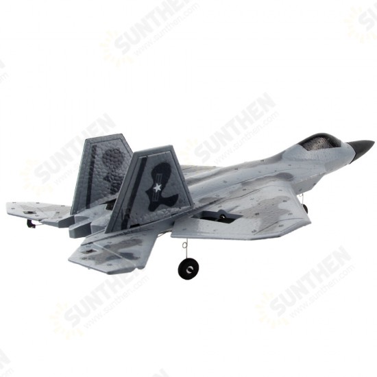 FX FX922 F-22 Raptor EPP 315mm Wingspan 2.4GHz 3CH Built-in Gyro Dual-Engine Power RC Airplane Jet Trainer Warbird Fixed Wing RTF for Beginner