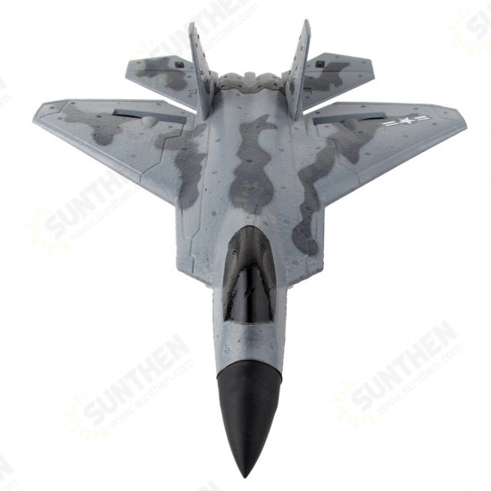 FX FX922 F-22 Raptor EPP 315mm Wingspan 2.4GHz 3CH Built-in Gyro Dual-Engine Power RC Airplane Jet Trainer Warbird Fixed Wing RTF for Beginner