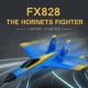 FX828 Hornet Fighter 290mm Wingspan 2.4GHz 2CH EPP RC Airplane Warbird RTF FX828 Hornet Fighter 290mm Wingspan 2.4GHz 2CH EPP RC Airplane Warbird RTF